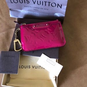 Louis Vuitton Pink coin pouch key  cles 💞👛